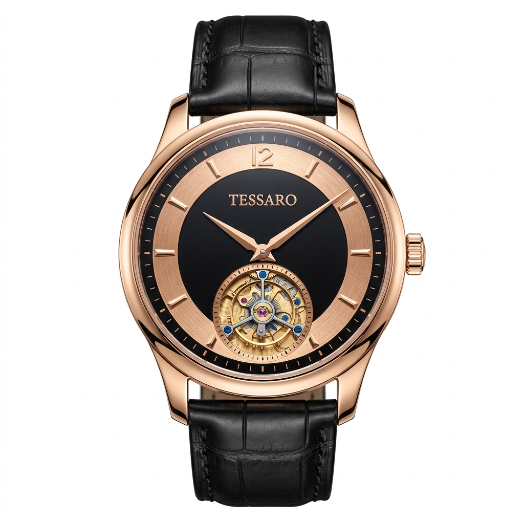 TESSARO Maestro Obsidian Noir Watch